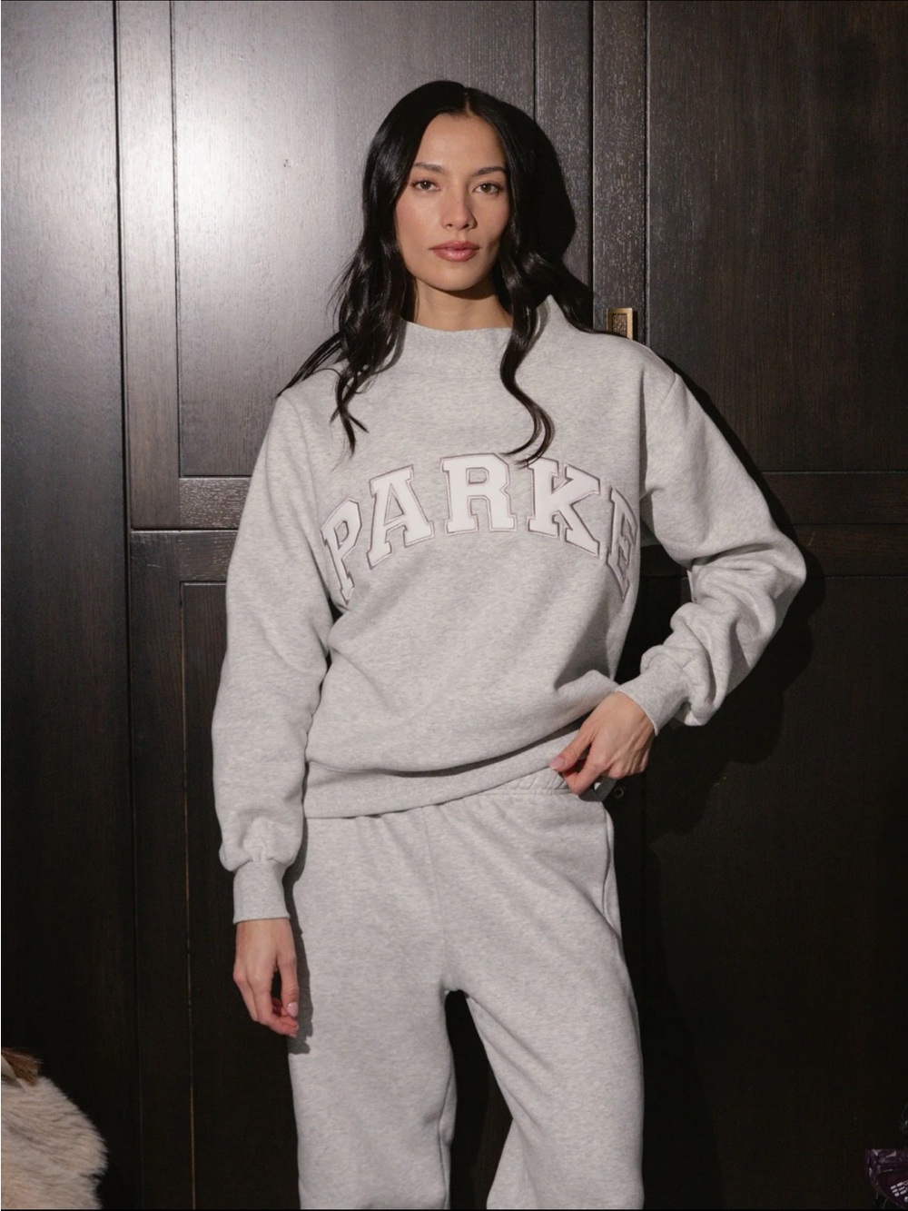 Parke Metallic Crewneck Sweatshirt